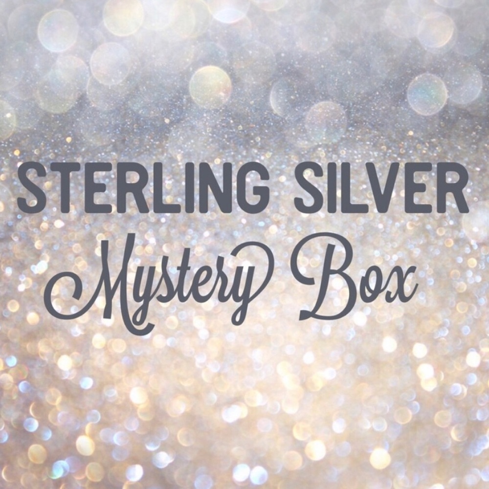 925 Sterling Silver CZ Earrings Mystery Box